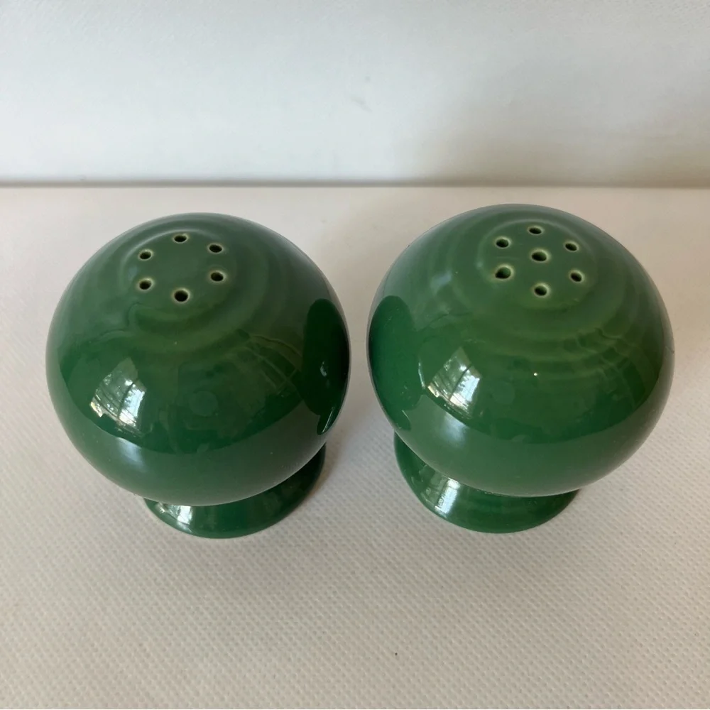 Fiesta Dark Green Salt & Pepper Shakers